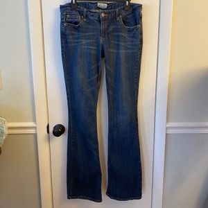 Aeropostale Flare Jeans Hailey Size 11/12 Long low rise NWOT blue jeans flare